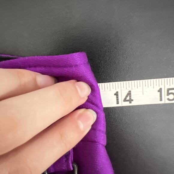 Vintage‎ Obermeyer Ski Pants Women 6* Purple Shiny Iridescent Stirrups Snow 90s - Picture 9 of 13